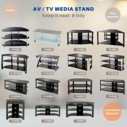 Tempered Glass TV Stand Taiwan Supplier