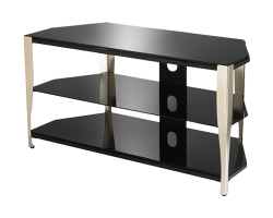 Brass Color Glass TV Stand