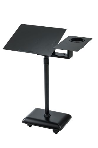 Mobile Laptop Desk with Side Table