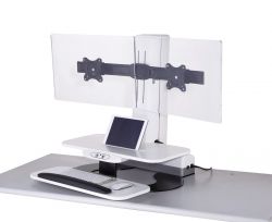 Electric Two-tier Sit Stand Workstation